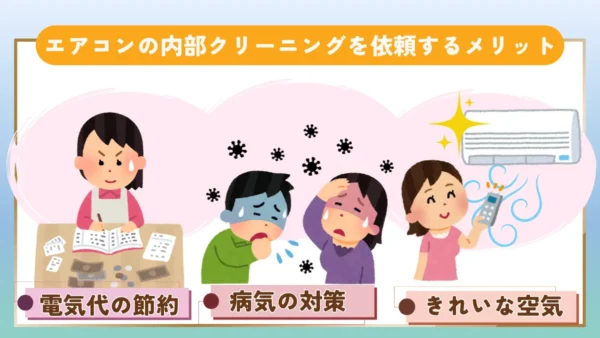 エアコンの内部クリーニングを依頼するメリット