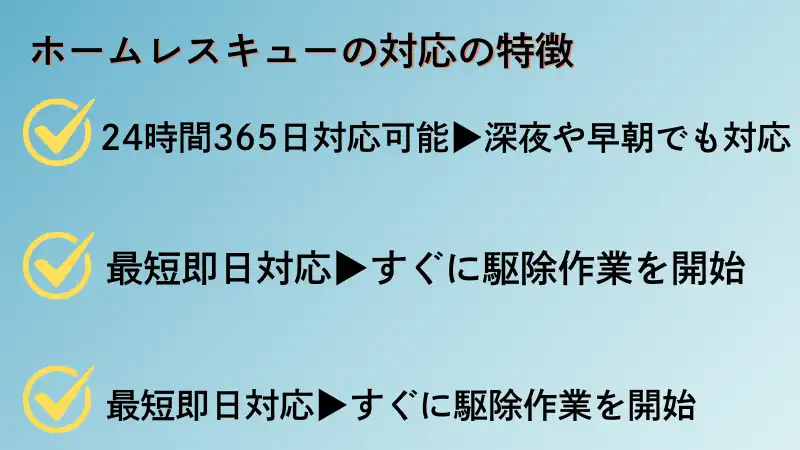 ホームレスキューのネズミ駆除