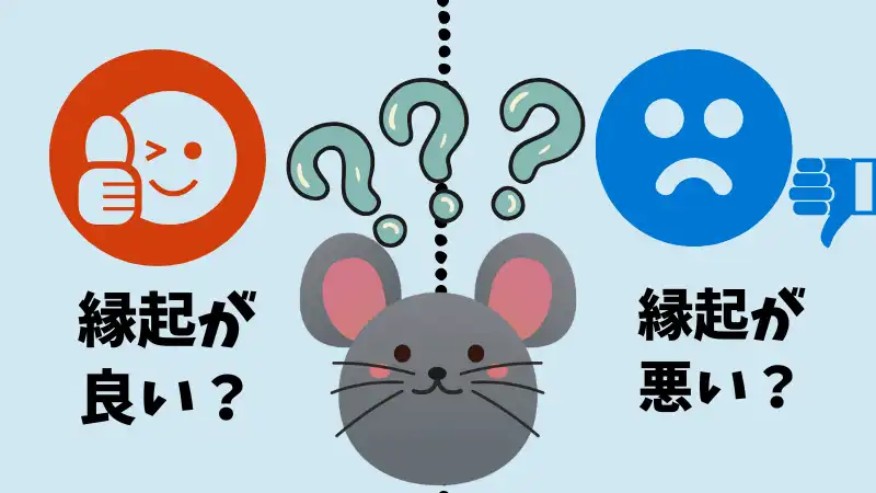 ネズミ 出る家 縁起