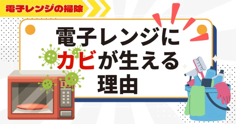 電子レンジにカビが生える理由とは？電子レンジの掃除方法と予防のポイント